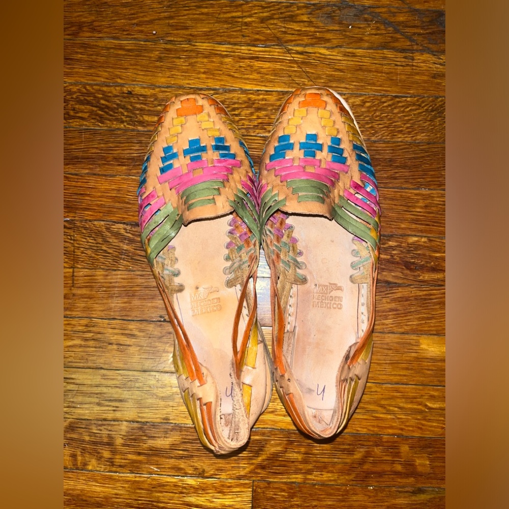 Mexican multicolor huaraches